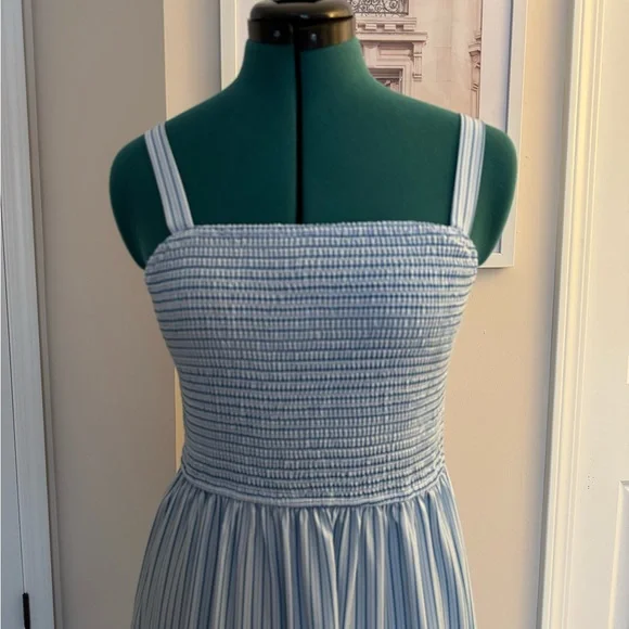 Commense Light Blue Striped Maxi Dress - Picture 2 of 8